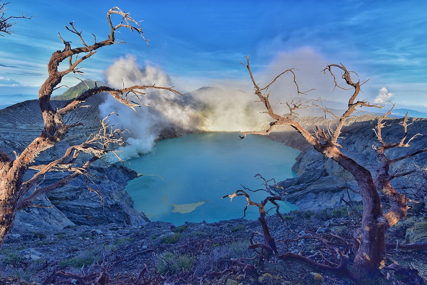 Ijen vulkán túra Indonéziában