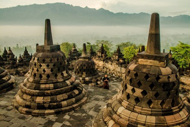 Borobudur sztúpa templom Jáva Indonézia