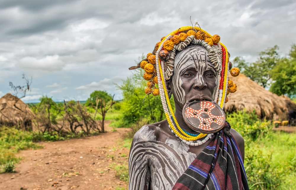 Omo völgy Etiópia törzsek