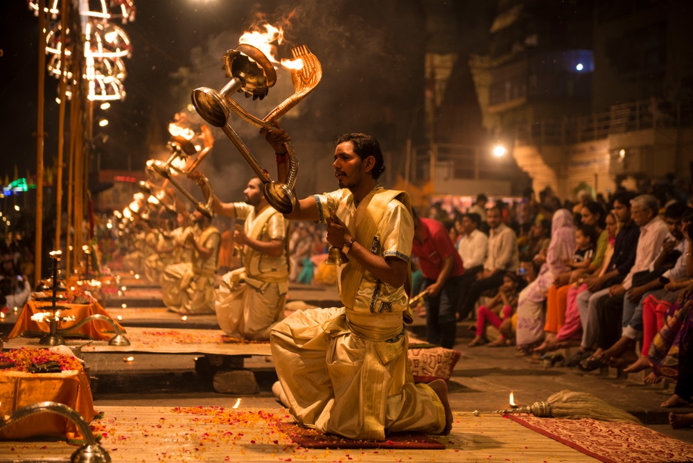 rituálék a Gangesz partján Varanasiban