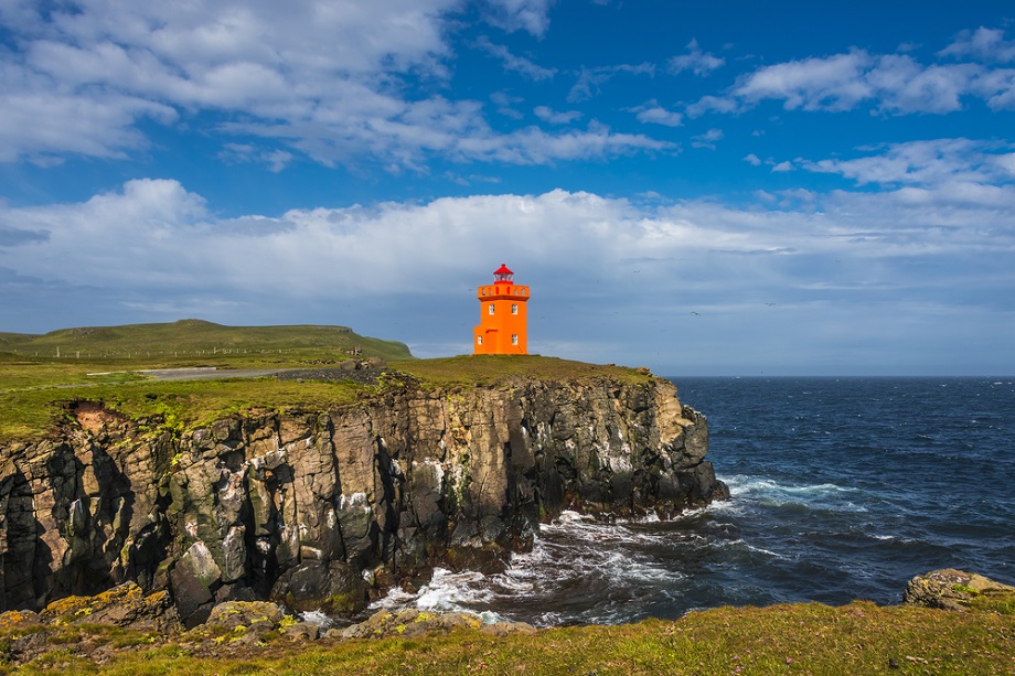 Vitinn világítótorony Izland Grimsey sziget