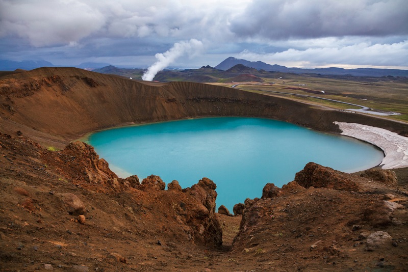 Víti krátertó Izlandon