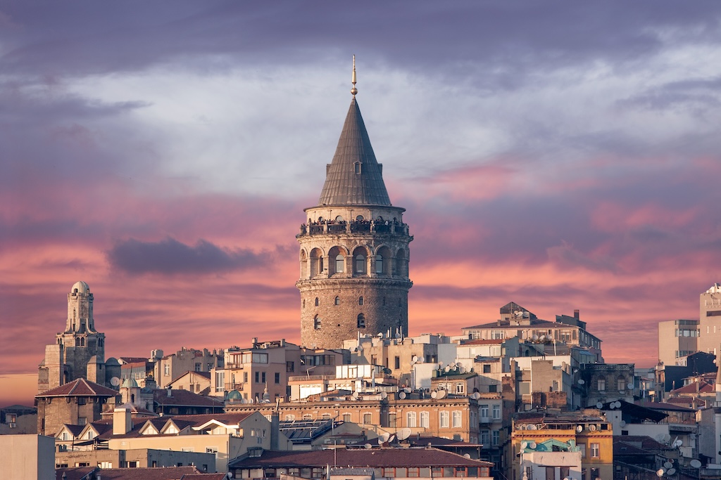 Isztambul Galata torony