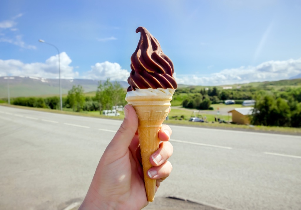 az izlandi gasztronómia édességvonala a fagylalt