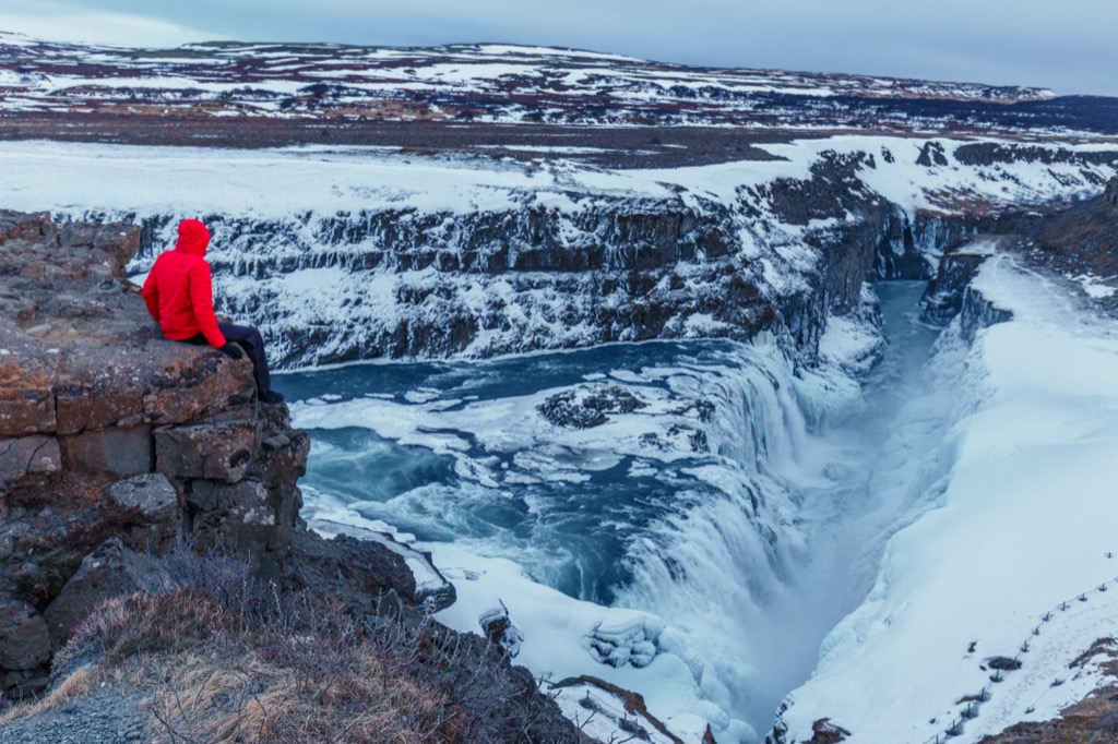 Gullfoss-vízesés az Arany Körút egyik állomása