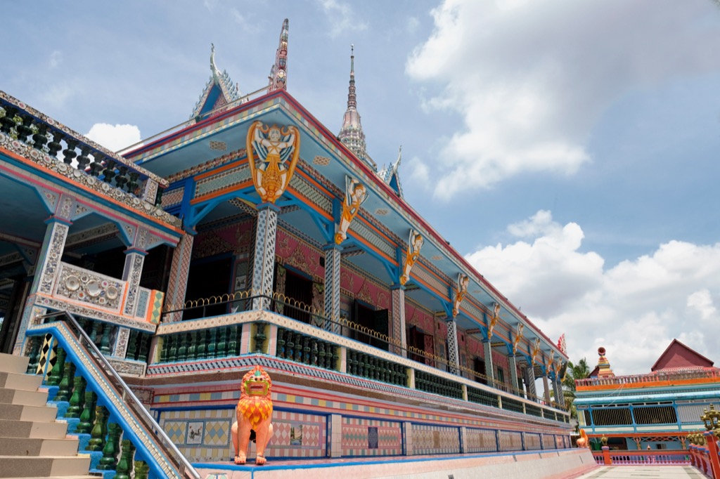 Chen Kieu a Mekong-delta legszínesebb pagodája