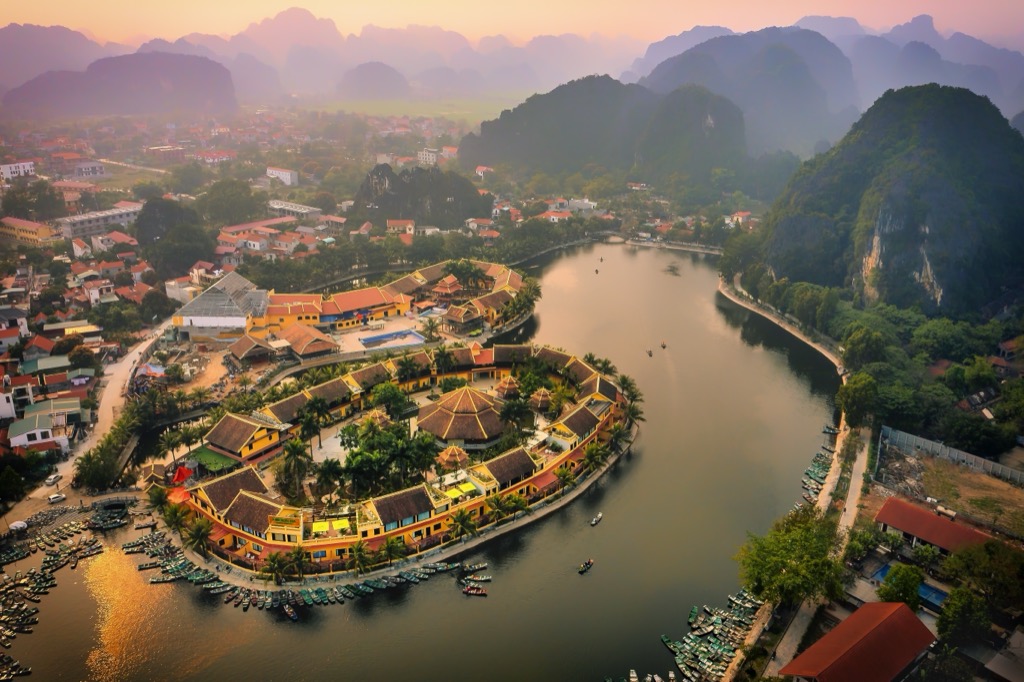 Tam Coc település Ninh Binh közelében