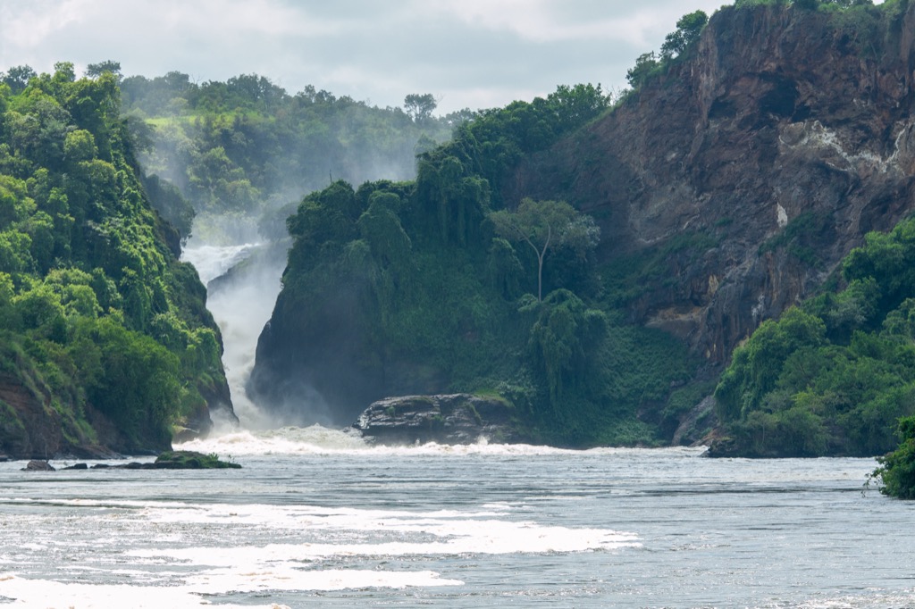 Uganda híres nemzeti parkja a Murchinson Falls