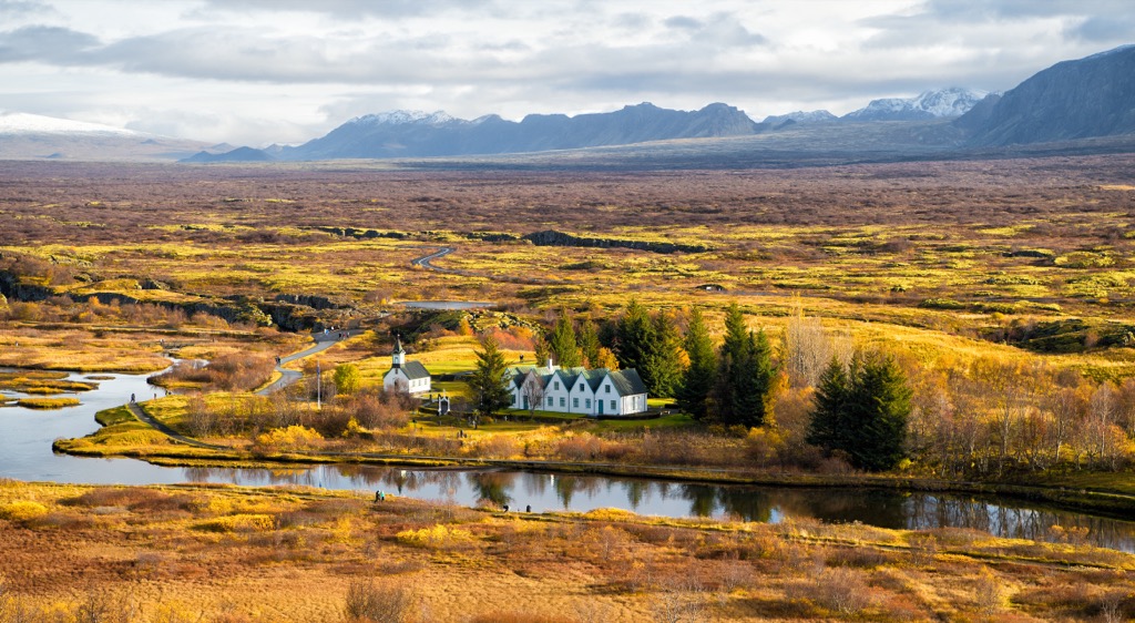 Þingvellir az első parlament helye