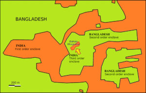 Dahala Khagrabari tripla exklávé India és Banglades határán
