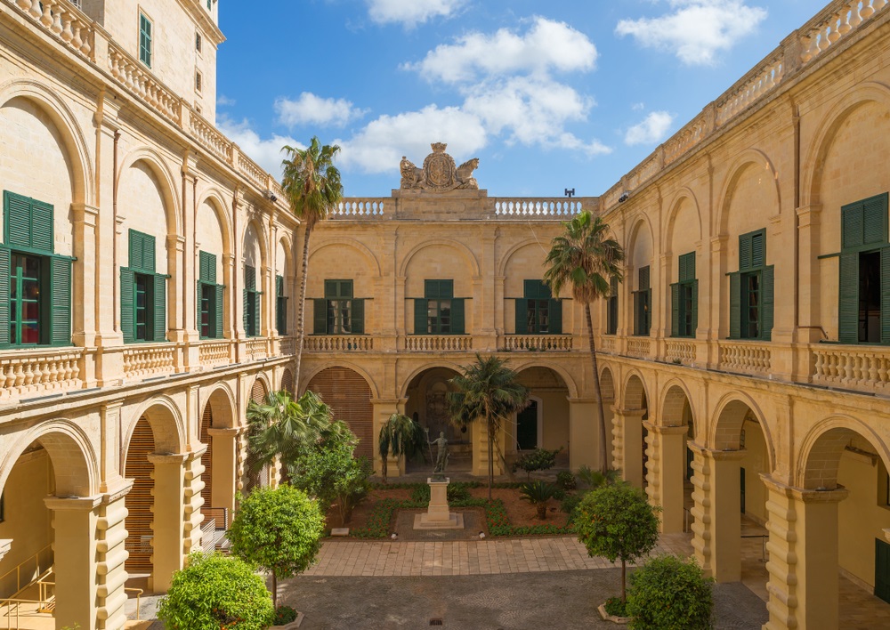 Grand Master’s Palace Nagymester Palota Málta Valletta látnivalók