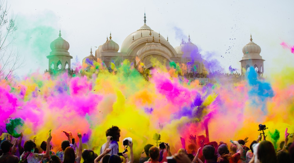 Holi fesztivál India