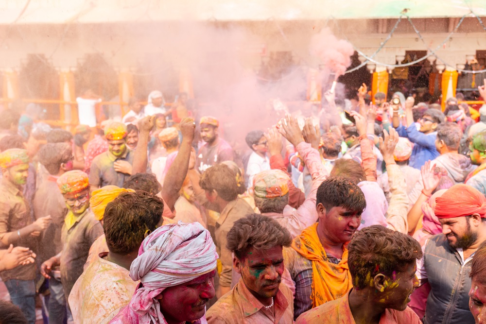 Holi fesztivál India