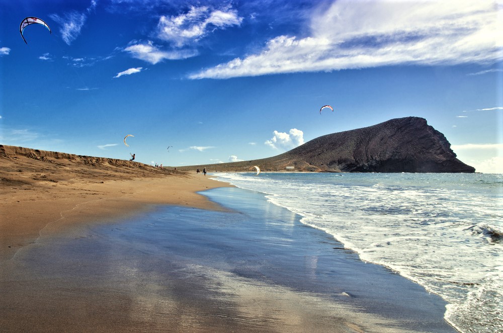 Playa de la Tejita Playa del Médano tenerife strand homok