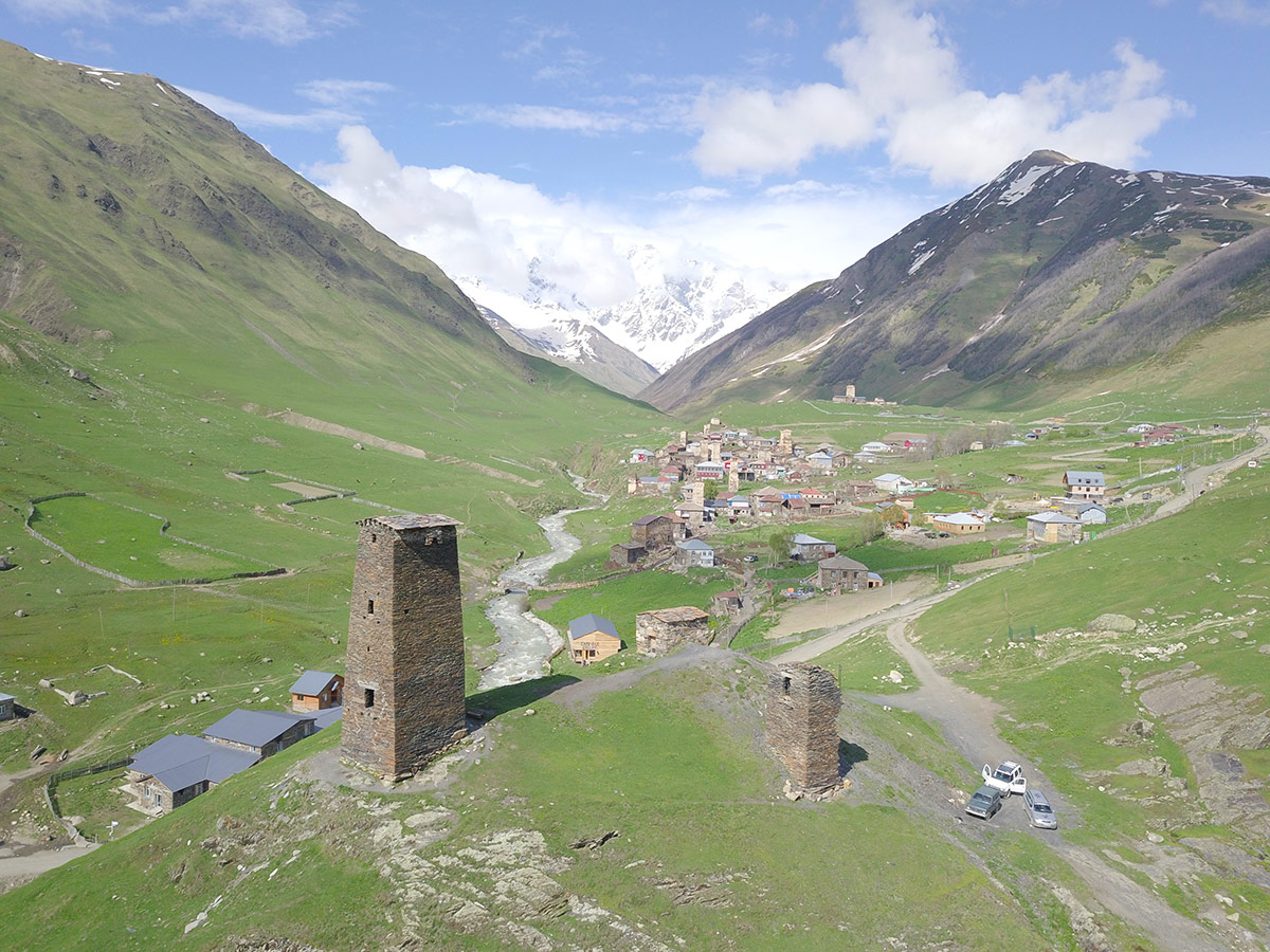 Szvaneti Ushguli falu