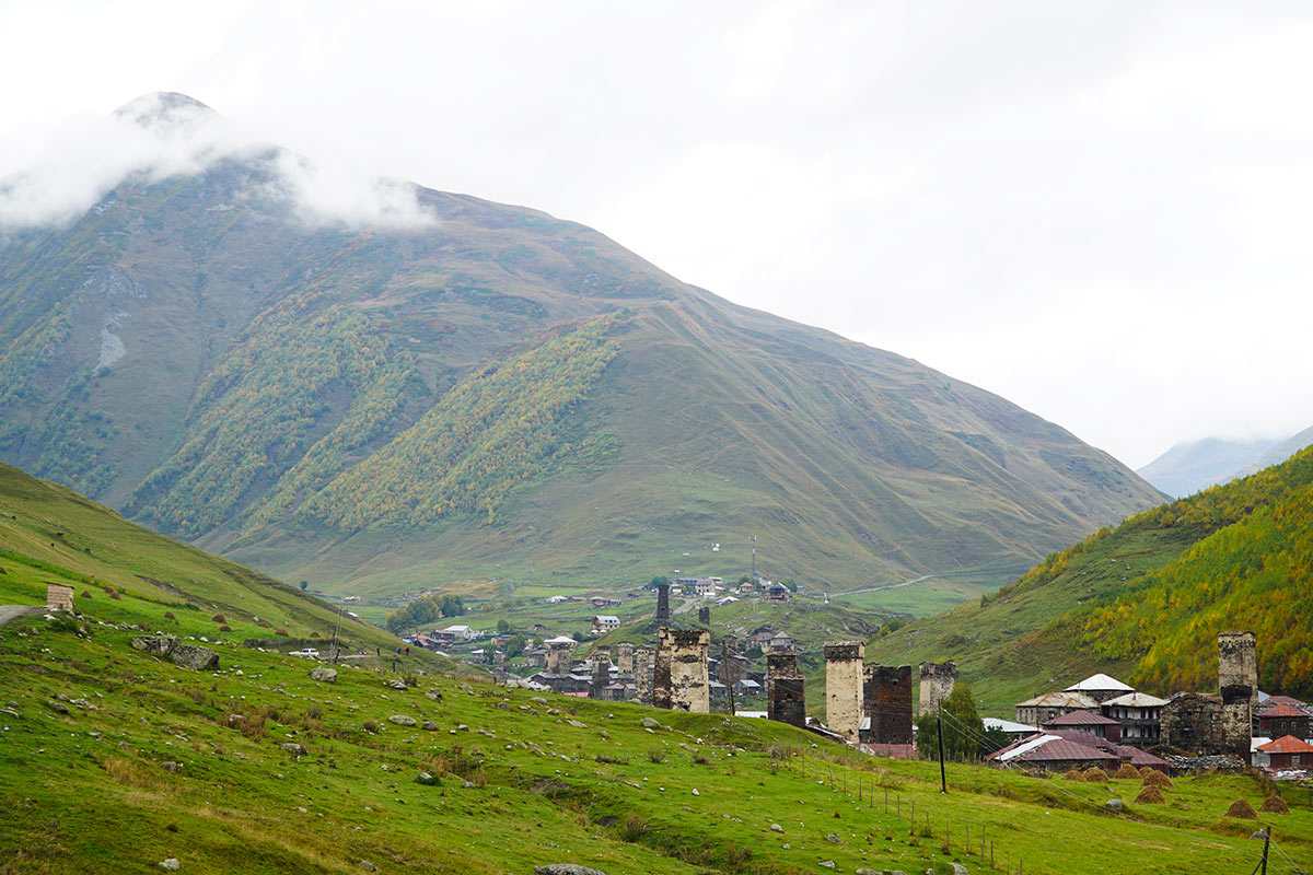 Szvaneti Ushguli falu