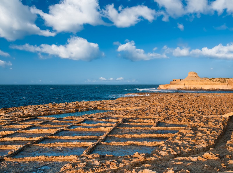 Zebbug Gozo sziget sólepárlók Máltán