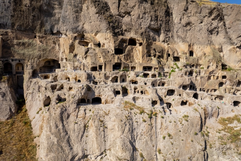 Grúzia kincse a Vardzia barlangkolostor város