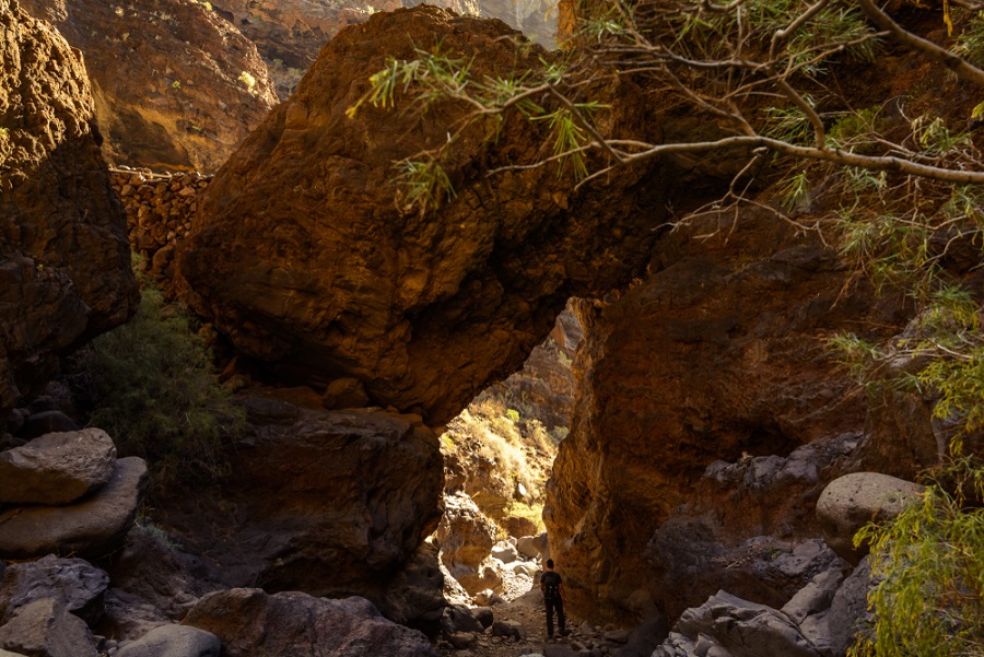 masca kanyon tenerife túraútvonalai túrázás