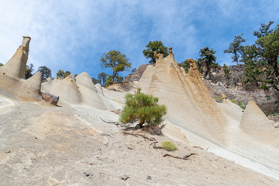 paisaje lunar tenerife túraútvonalai túrázás