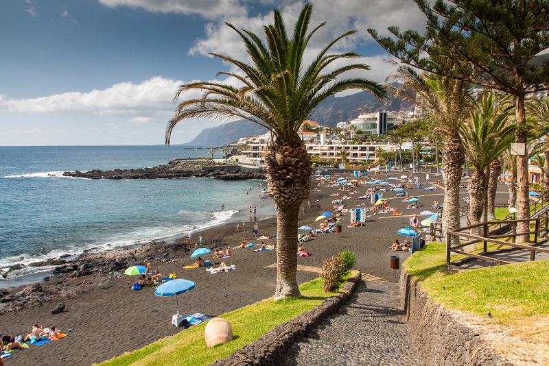 playa la arena tenerife strand