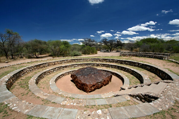 Hoba vasmeteorit látogatóhely