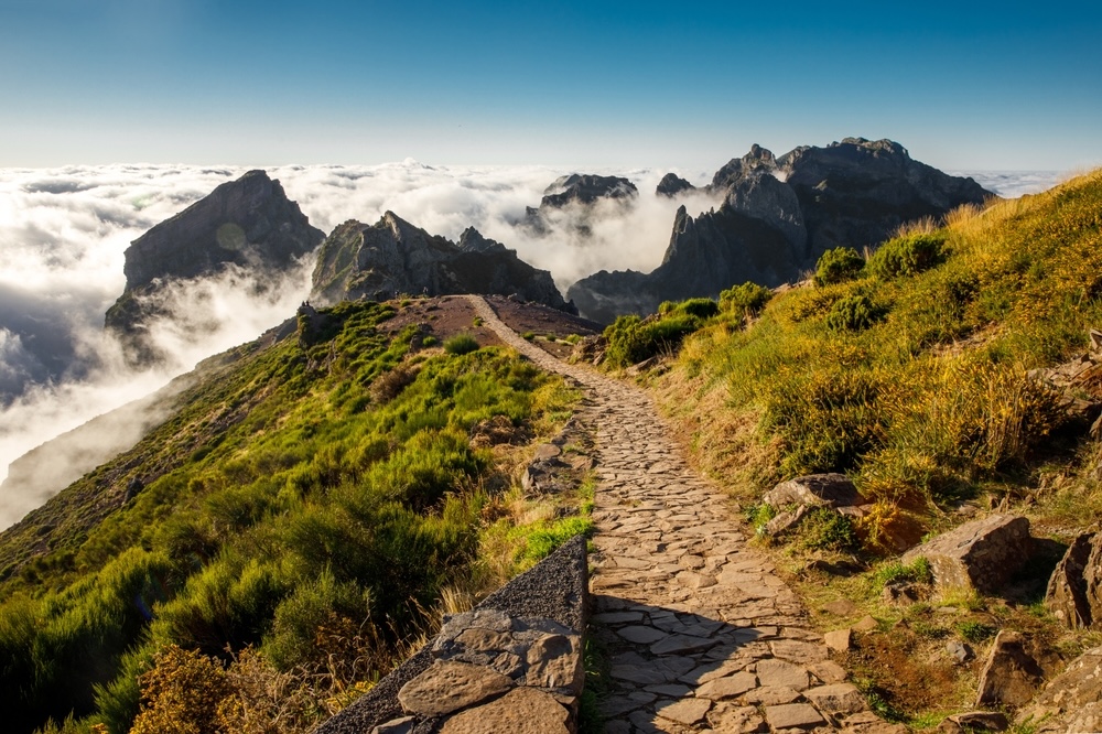 Madeira túra, útvonal a felhők felett