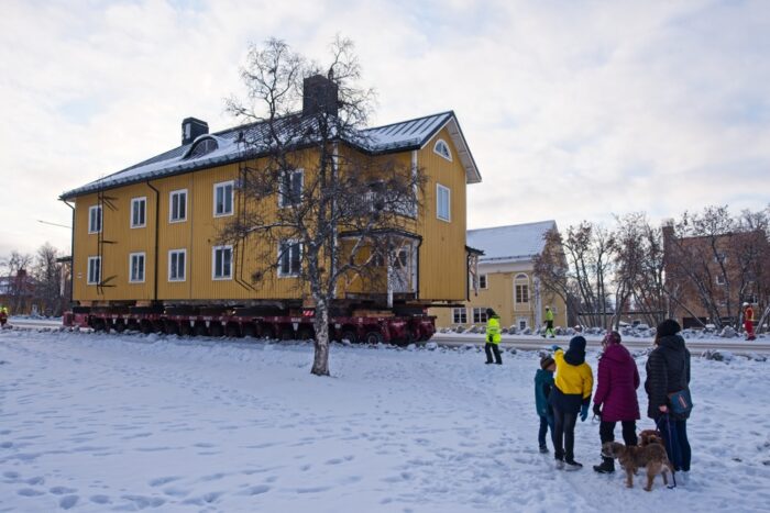 Kiruna költözés