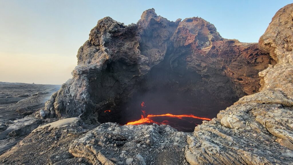 Erta Ale lávatava, Danakil-mélyföld