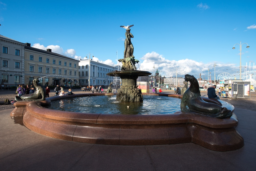 Havis Amanda szobor Helsinkiben