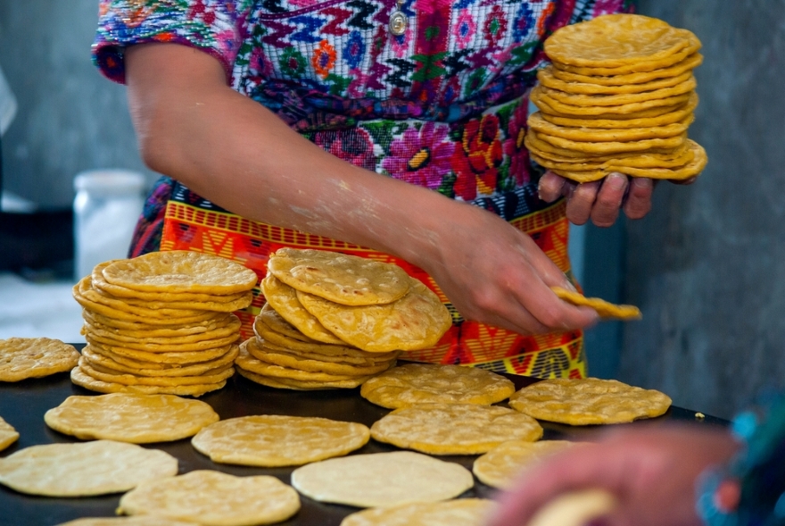 Guatemala gasztronómia kukorica tortilla