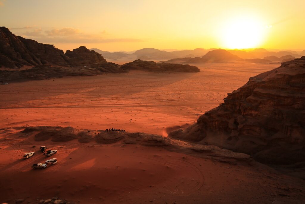 Jordánia Wadi Rum